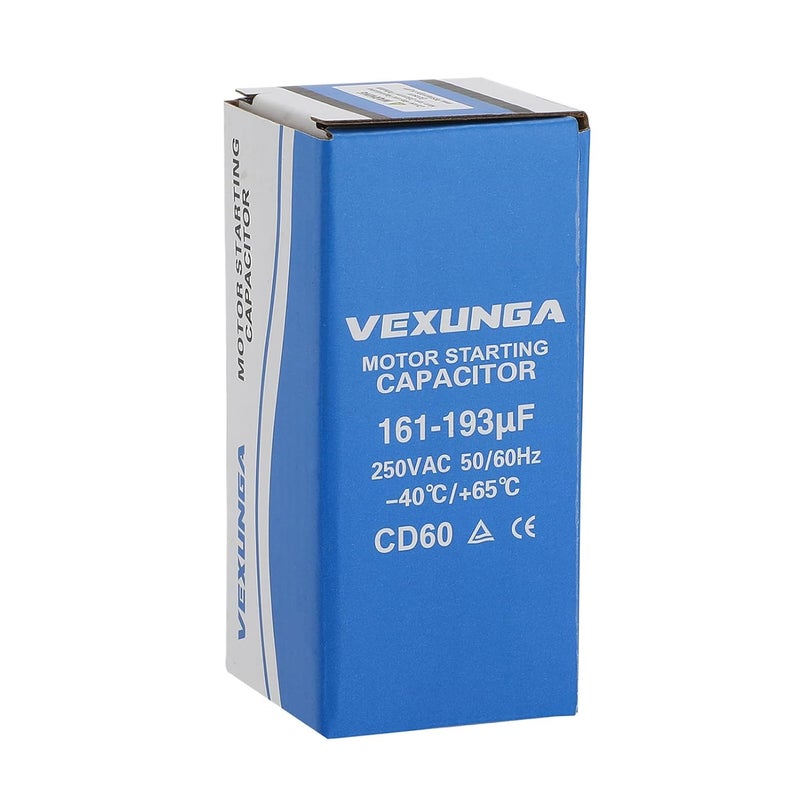 VEXUNGA 161-193 uF MFD 250 VAC 50/60 Hz Round Motor Start Capacitor CD60 Single Phase Capacitors for AC Motors Starting or Pool Pump or Well Pump - Image 5